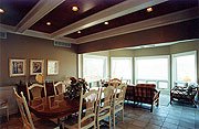 The Galena Lake House Dining Room and Sun Room