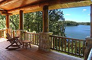 The Cottage on Lake Galena main deck