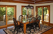 The Cottage on Lake Galena Dining Room