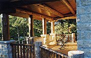 The Cottage on Lake Galena Porch